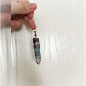 NWOT Fluorite EO Necklace